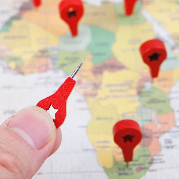 2019 Bulk Wood Push Pins Or Thumb Tacks Decorative Novelty