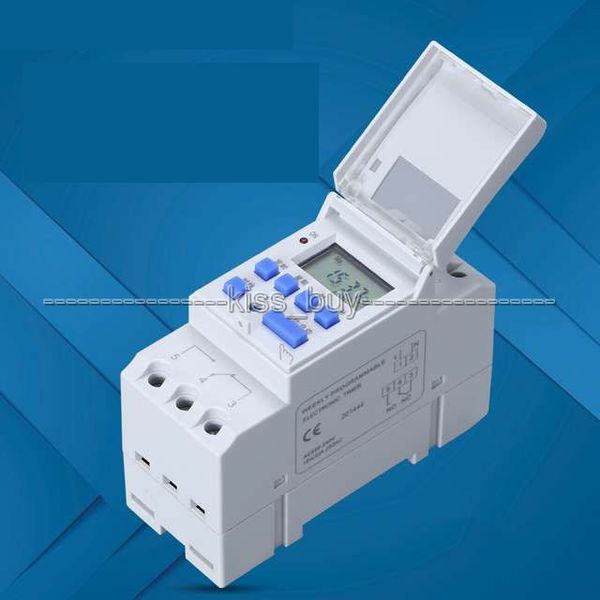 Freeshipping TTHC15A AC 220V 16A Mikrocomputer Wöchentlich programmierbarer digitaler LCD-TIMER-SCHALTER Zeitrelaissteuerung Din-Schienen-UHR