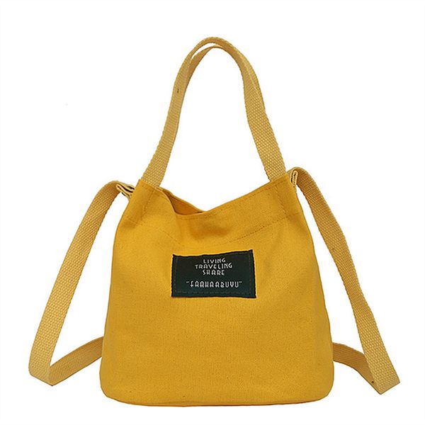 

new ladies color canvas handbag ladies diagonal casual cloth bag large capacity fresh shoulder small handbag