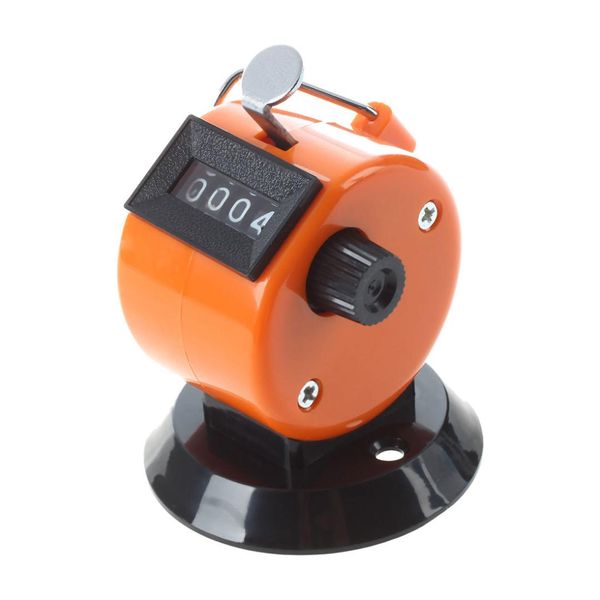 

gtbl 4 digit number portable counter hand counter pedometer orange