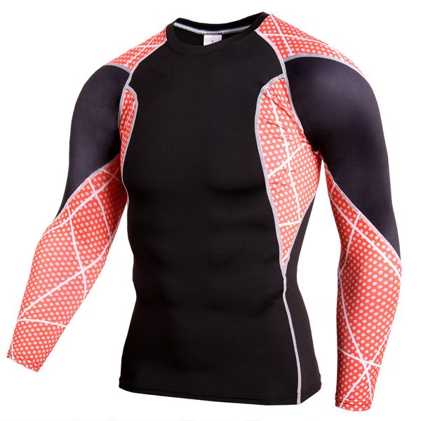 

loldeal mens compression long sleeves athletic shirt bodybuilding skin tight jerseys exercise workout set fitness sportswear, Black;blue