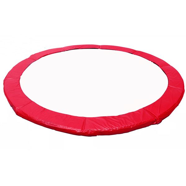 

red color trampoline replacement, safety pad (pvc waterproof spring cover) for 6/8/10/12/13/14/15/16 feet trampoline