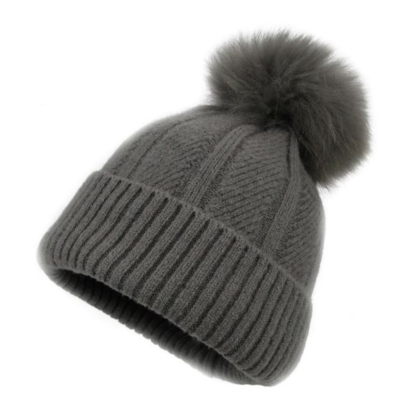 

fashion pom poms women winter hats casual beanies crochet knitting hat brand thick female cap hat bone feminino drop shipping, Blue;gray