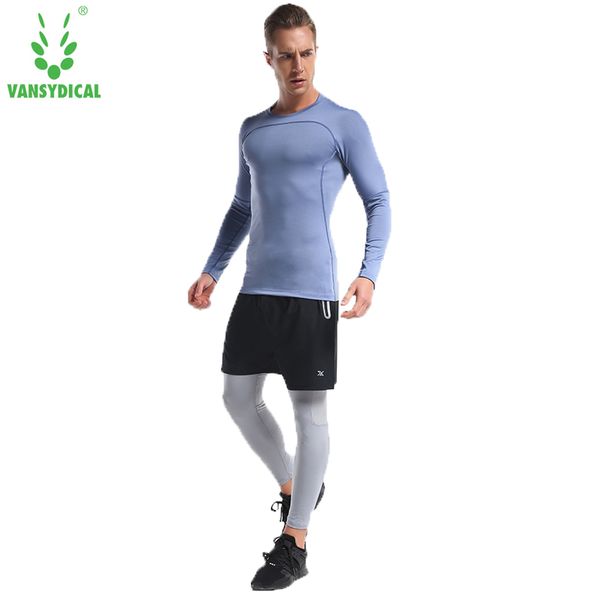 

sports running t shirt thermal underwear men gym fitness compression set sweat quick drying thermo underwear men clothing 4pcs, Black;blue