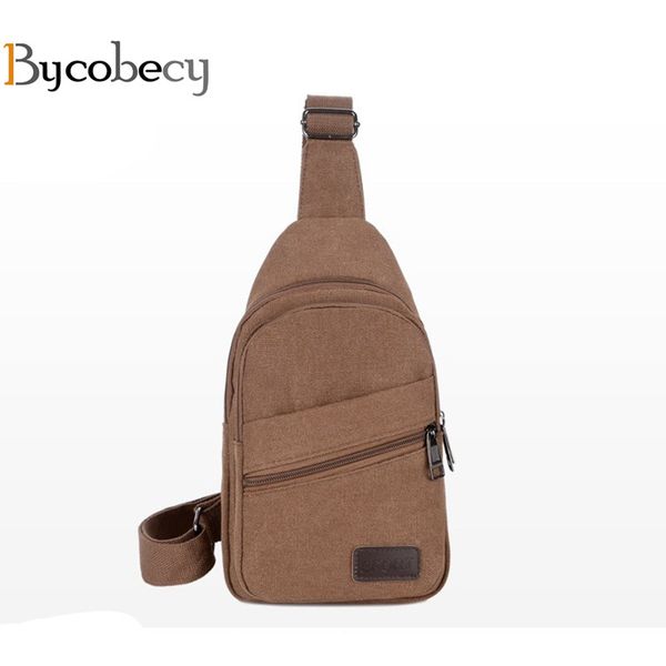 

bycobecy large capacity chest bags men new canvas messenger bags 2018 travel multi-functional cross body single shoulder bag