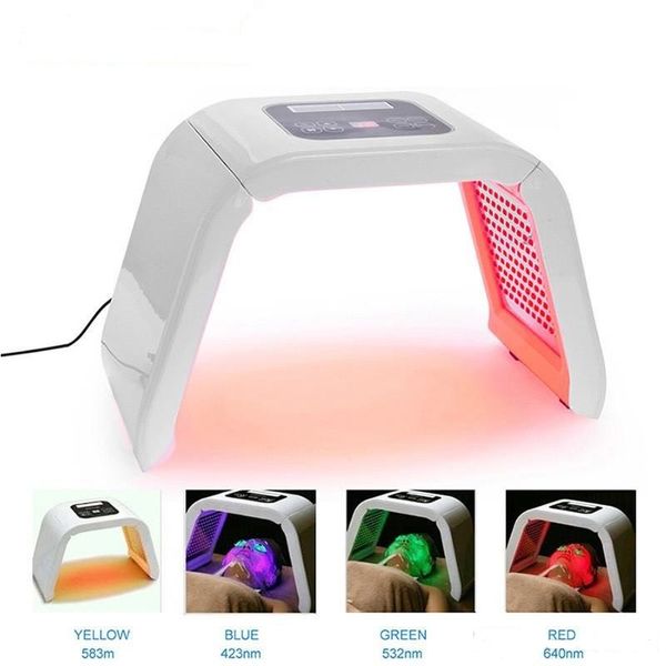

portable 4 color led light facial mask pdt pn therapynamic for facial skin beauty face skin care rejuvenation acne treat salon machine
