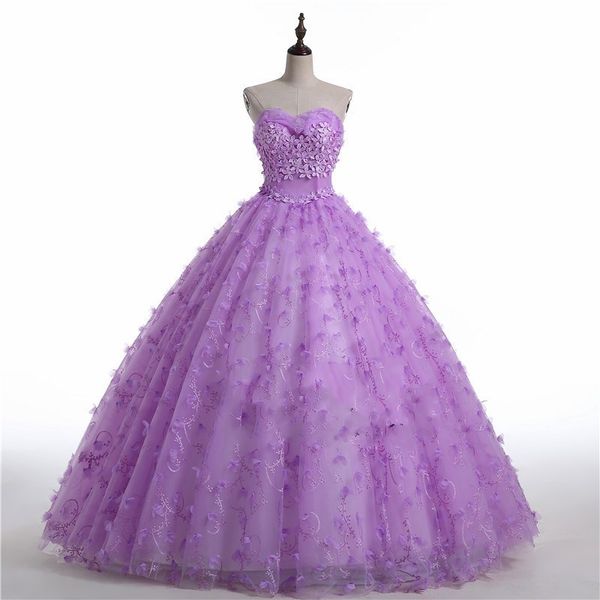 

flower ball gown wedding dress bridal dress robe de mariage mariee princesa wedding dresses 2018 wedding gown, White