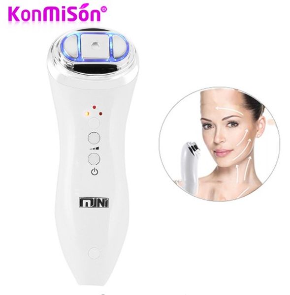 

konmison mini hifu focused ultrasound bipolar rf face neck lifting beauty massager wrinkle removal tightening radio frequency