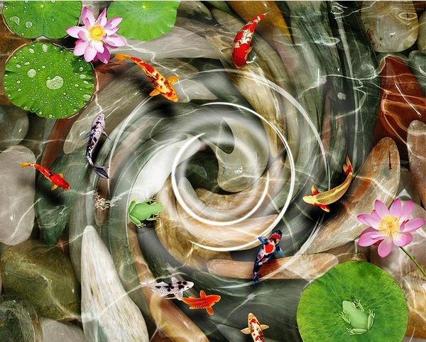 

обои белого yuhua камня карта девять-мерным пол трехмерный фон стены