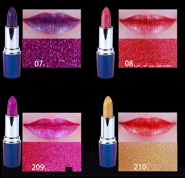 

2018 новый модный макияж матовый цвет металлическая помада увлажняет мечтательный блеск для губ aurora lip glaze 0254