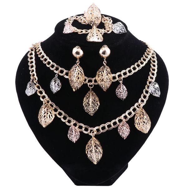 

fashion jewelry set african nigeria dubai gold-color african bead jewelry wedding party women beads jewelry sets, Black