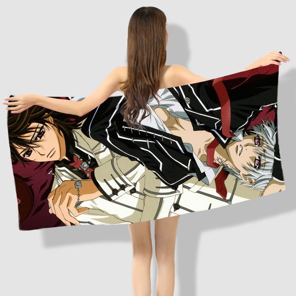

anime manga vampire knight bath towel 70x140cm beach towel 002