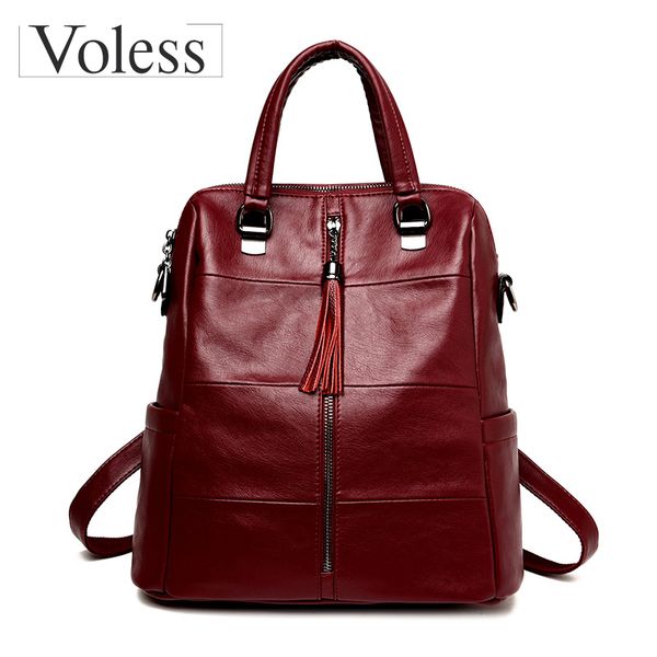 

sheepskin women backpacks for teenage girls large capacity tassel backpack women school bags casual daypacks sac a dos