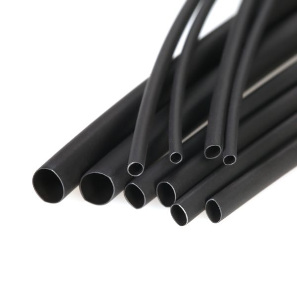 BLACK HEAT SHRINK CAR ELECTRICAL TUBE SLEEVING CABLE VARIOUS SIZES /& LENGTH