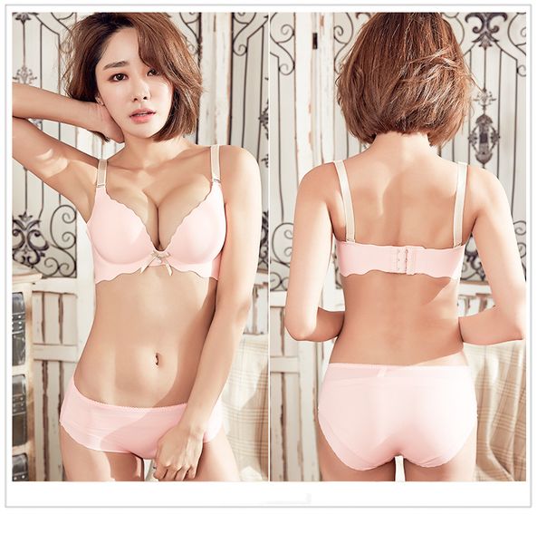

new seamless bras gather adjustable women bra seamless underwear push up bra brand support wholesale summer dress, Red;black