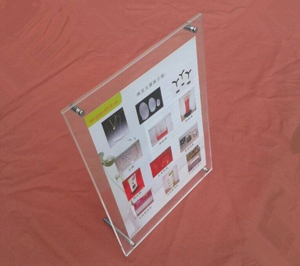 

gt3167-a3) acrylic p frame, deskposter picture stand holder ,transparent clear 47x35cm