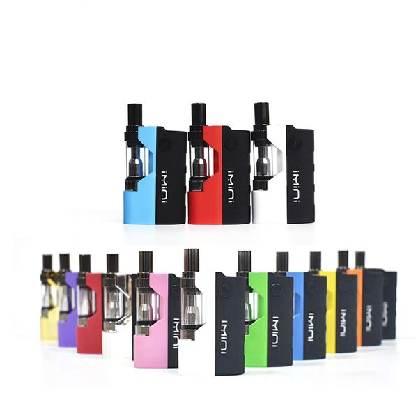 

Оригинал Imini густого масла Картриджи Испаритель Kit 500mAh Box Mod батареи 510 Тема Нового Liberty V1 Tank Wax Форсунка Vape Pen Starter Vapor