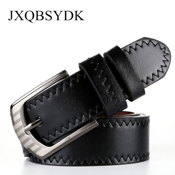 

belts 2017 new simple casual designer belts men fashion male imitation leather pu for men, Black;brown