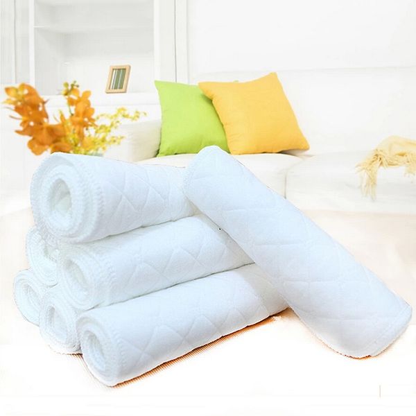 

baby cotton washable baby nappies reusable soft modern cloth diaper diapers inserts infant nappy changing pad liners 10pcs/lot