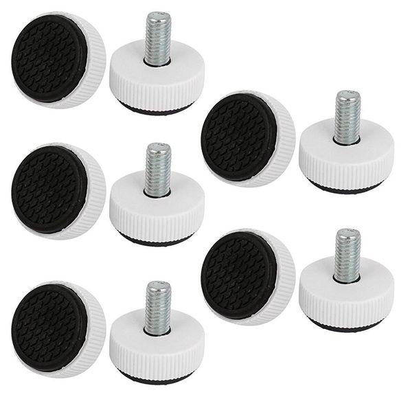 

m8 x 15mm adjustable screw on furniture glide leveling feet leg 10pcs