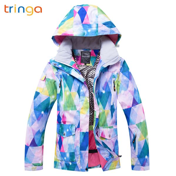

tringa brands women ski jacket windproof waterproof warm snow coat female winter skiing snowboard jacket ski women