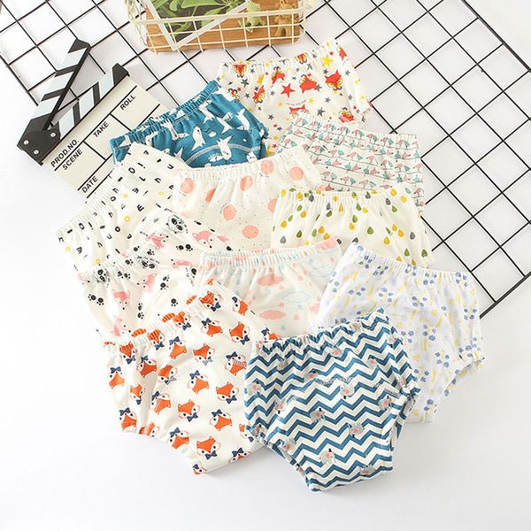 

6 layers baby reusable diapers thicken baby training pants diaper cover infant panties washable bloomers toddler shorts