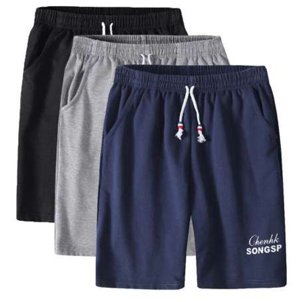 

men's shorts summer large size loose fitness shorts male knitted cotton shorts m-5xl, White;black