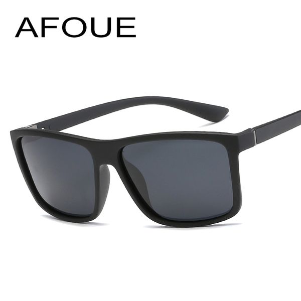 

afoue retro square sunglasses men polarized uv400 sunglasses shades for women ovesized sun glasses, White;black