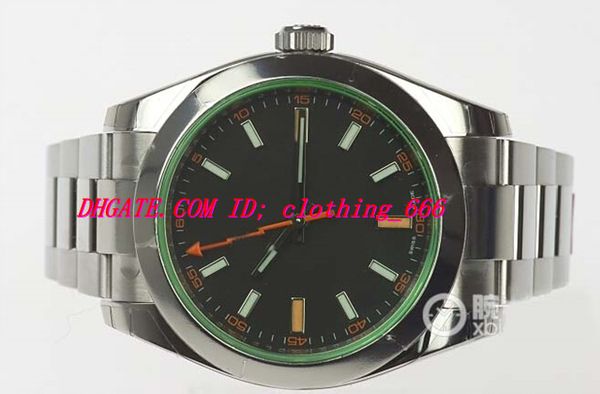 

Top Quality Luxury Watches 40mm Ref.116400 Mechanical Stainless Steel Bracelet Automatic Fashion Men's Watch Wristwatch