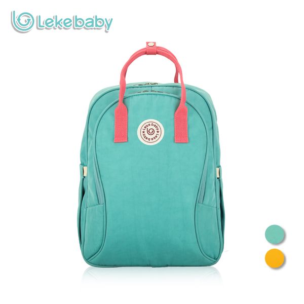 

lekebaby solid maternity mummy bag diaper bag backpack triple-layer design large capacity nappy for baby stroller baby care
