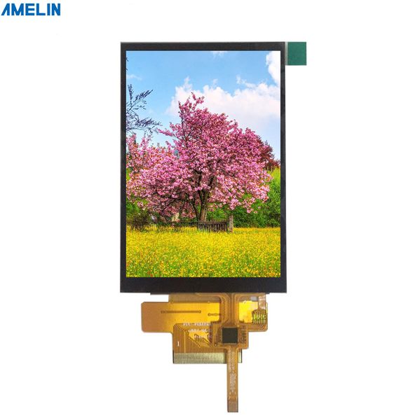 Touch screen del modulo LCD TFT da 3,5 pollici 320 * 480 con display dell'interfaccia RGB dalla produzione di pannelli shenzhen amelin