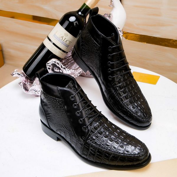 

Высокая обувь мужская новый Мартин сапоги кожаные сапоги кожа высокого класса ка