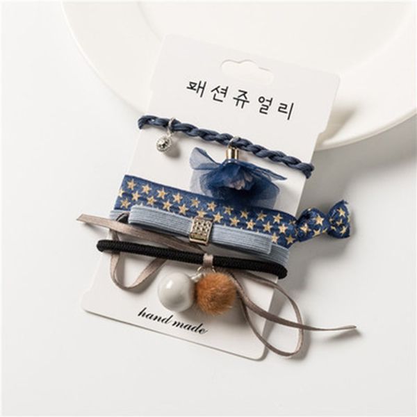 Personality Simple All Match Horsetail Rubber Band Hair Strap Hair