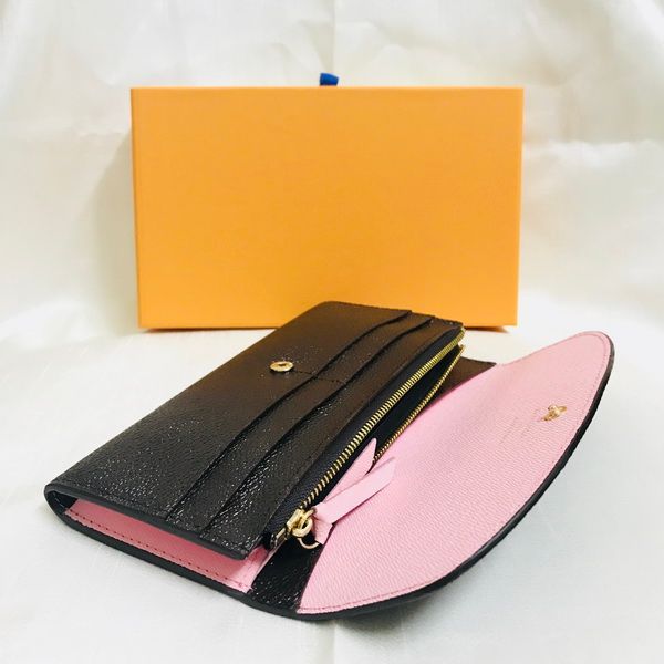 

Длинных Canvas Wallet Key Card Holder M60697 EMILIE КОШЕЛЕК модельер женщины в мешке Сжатых Портмоне Pochette Accessoires Cle N63544