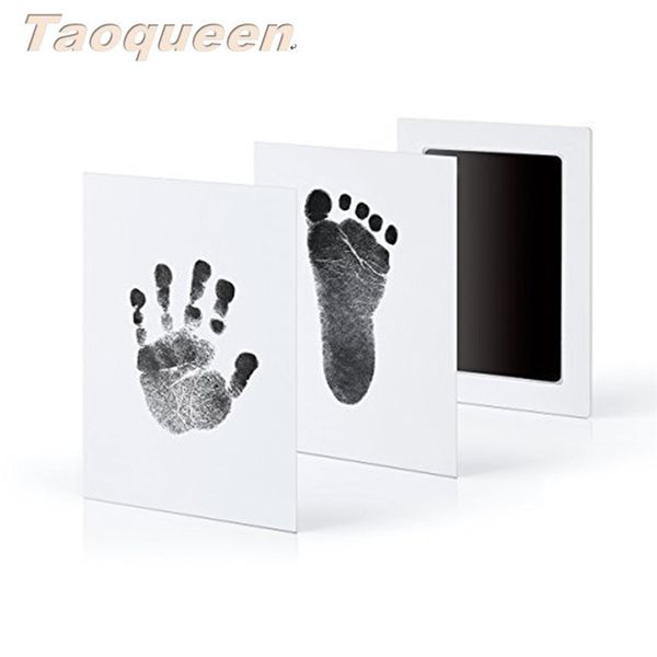 

aoqueen clean-touch ink pad hand & footprint makers baby souvenirs baby handprint footprint p frame kit with hand maker