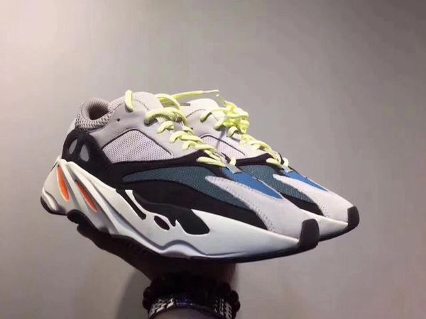 

700 Волна Бегун Кроссовки Высокое Качество Мульти Сплошной Серый Белый Core Черный Ka