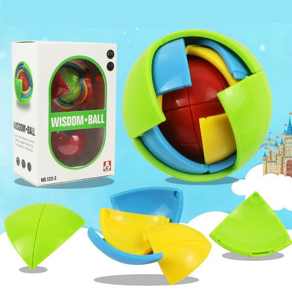 

Wisdom Ball 3D Intelligence Magaic Ball Game Puzzle Ball Educational Toys for Kids IQ Training blocks toy smart maze DIY gift