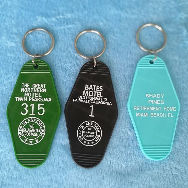 

twin peaks bates motel shady pines key tags twin peaks bates motel shady pines key tags, Silver