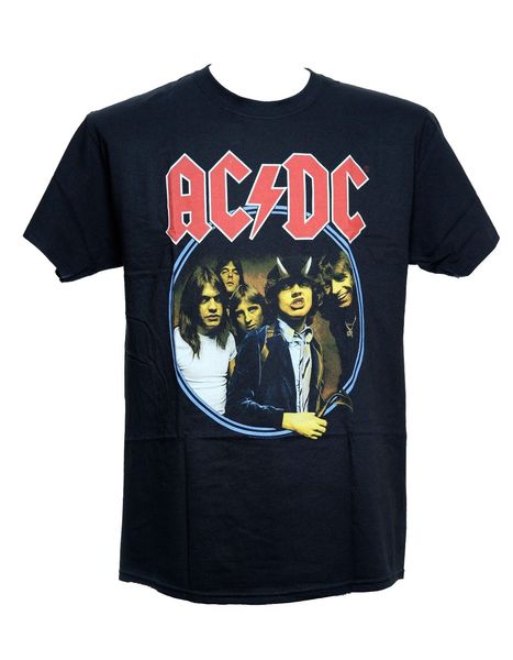 

AC / DC HIGHWAY To HELL CIRCLE официальная лицензированная ACDC футболка новый тройники мужчины