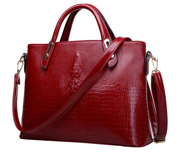 

new woman fashion europe and america handbag tidecrocodile leather luxury quality lady shoulder crossbody bags messenger portable bag