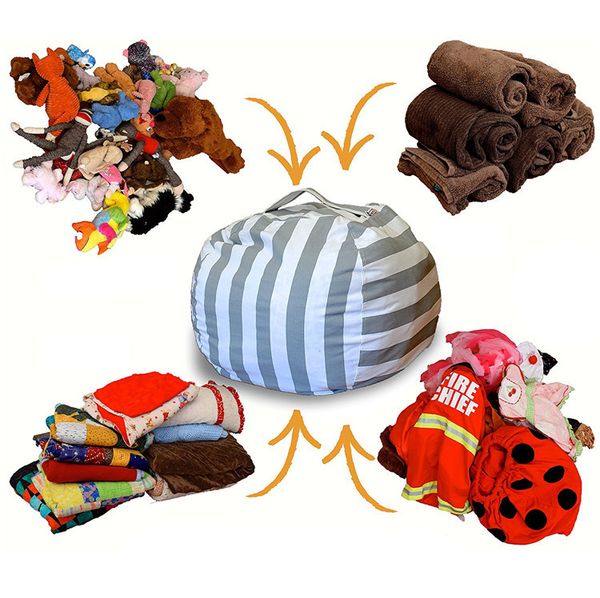 2019 Storage Bean Bag Dimater 24inch For Stuffed Animal Kids Toy