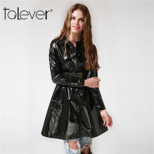 2019 Women S Autumn Winter Long Leather Jackets 2017 Sleeve Autumn Winter Long Leather Jackets