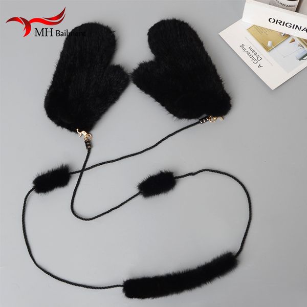 

winter women real gloves lovely ladies genuine gloves lady warm and soft knitted gift, Blue;gray