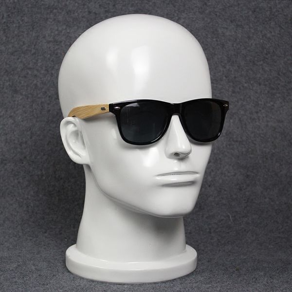 

new 2018 retro men oculos fashion rectangle sunglasses women's reflective uv400 lens gafas wooden frame polarized sunglasses, White;black