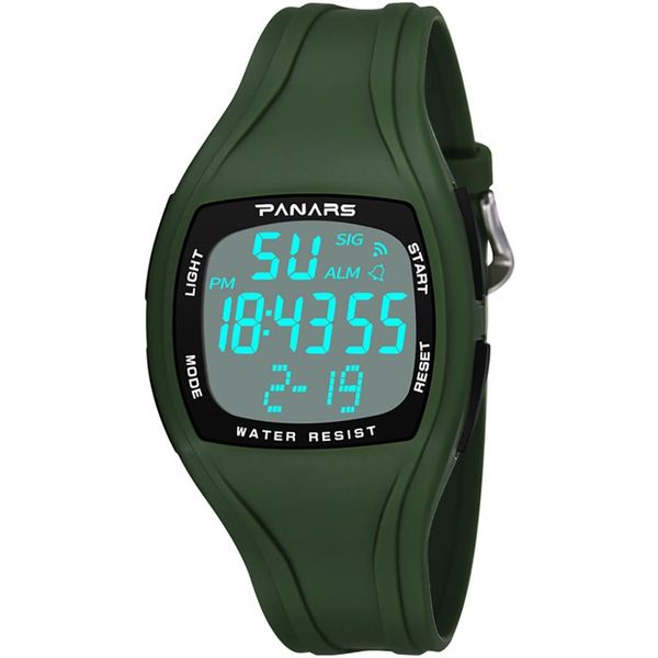 

simple sport watch for men fashion relogio masculino led digital electronic wristwatches new fashion silicone clock relogio masc, Slivery;brown