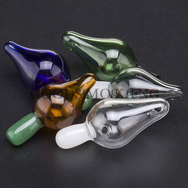 Цветные пузырьковые аксессуары для курения CARB CAP для кварца Banger OD 22 мм Terp Pearl Thermal 9,5 мм Enhail Dabber Bongs