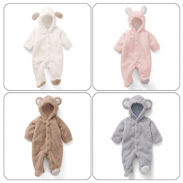 

velvet shape romper coral clothes animal jumpsuit romper for children for warm clothing, Blue