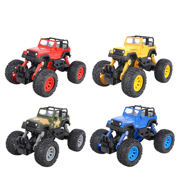 

cartoon alloy car model toy, off-road vehicle, strong climbing car, pull-back power, kid' birthday' party gifts, collecting, home