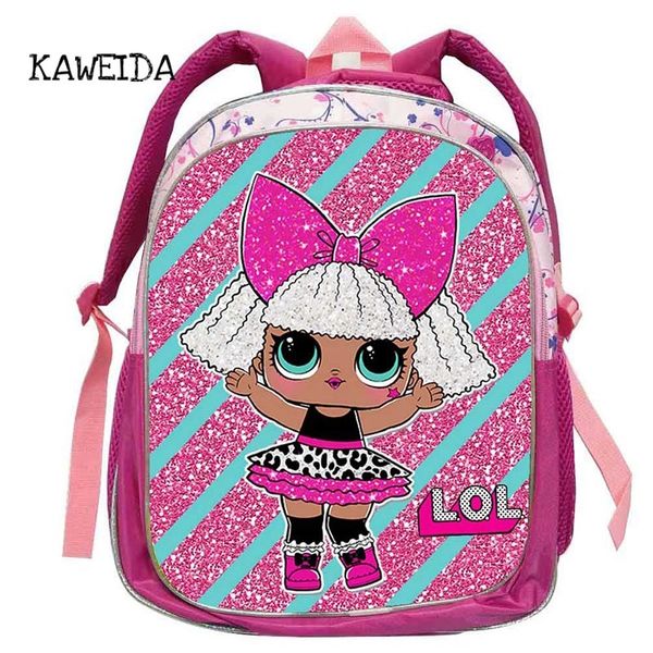 

Ребенок рюкзак Лол школьная сумка для Kindegarten девочек милый маленький Глэм блеск Л