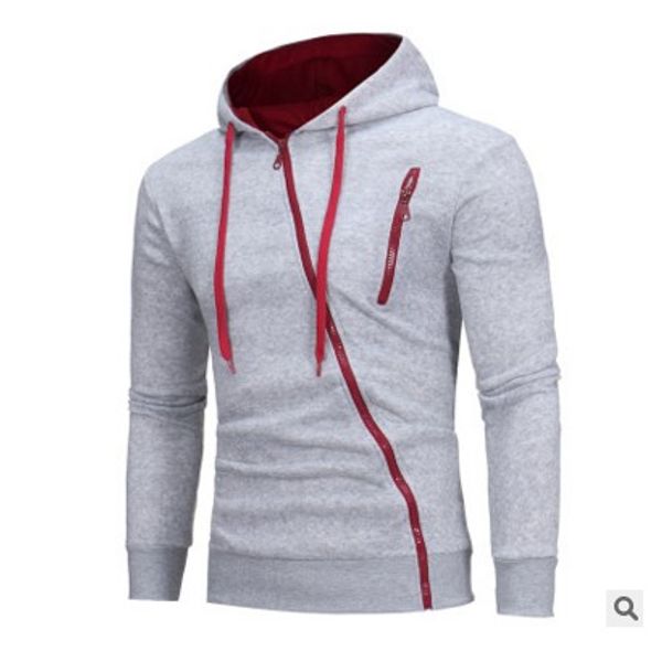 cross zip hoodie